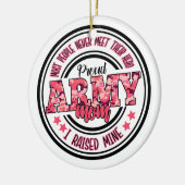 Proud Army Mam Ik heb mijn mijn opgehaald Keramisch Ornament (Links)