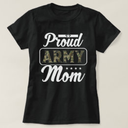 Proud Army Mam Ladie's T-Shirt