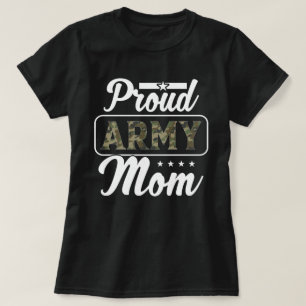 Proud Army Mam Ladie's T-Shirt