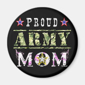 Proud Army Mam Magneet (Voorkant)