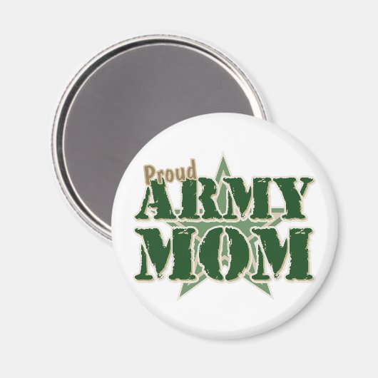 Proud Army Mam Magneet (Voorkant / Achterkant)