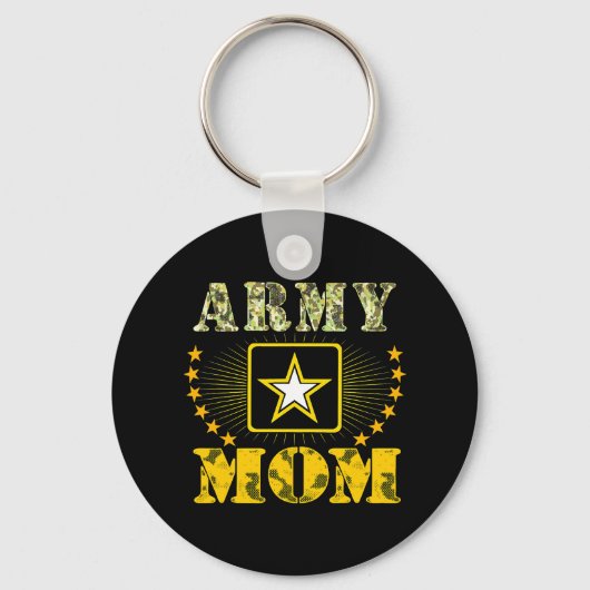 Proud Army Mam Militaire Veteraan Pride Gifts for  Sleutelhanger (Voorkant)