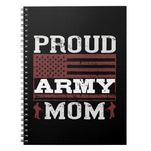 Proud Army Mam Notitieboek (Voorkant)