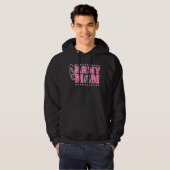 Proud Army Mam Pink Camo Hoodie (Voorkant volledig)