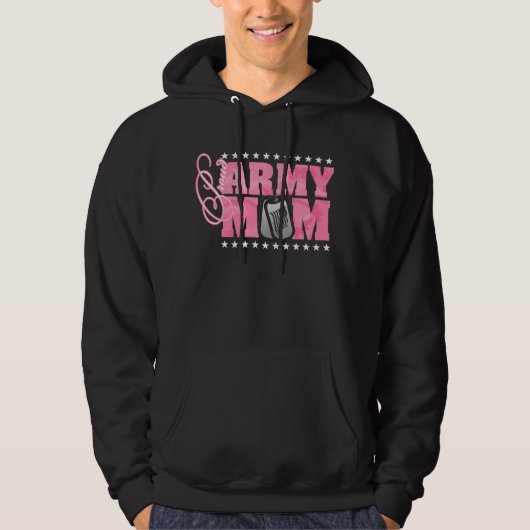 Proud Army Mam Pink Camo Hoodie (Voorkant)