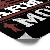 Proud Army Mam Poster (Hoek)