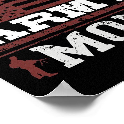 Proud Army Mam Poster (Hoek)