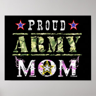 Proud Army Mam Poster