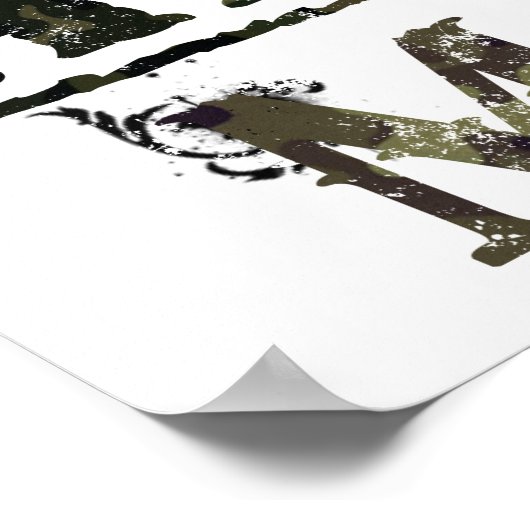 Proud Army Mam Poster (Hoek)