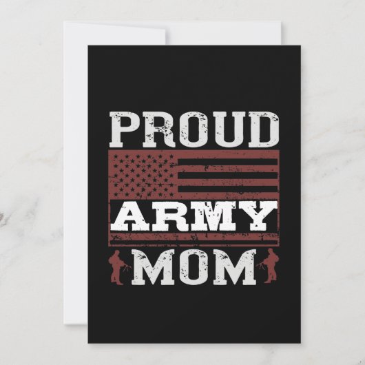 Proud Army Mam Save The Date (Voorkant)