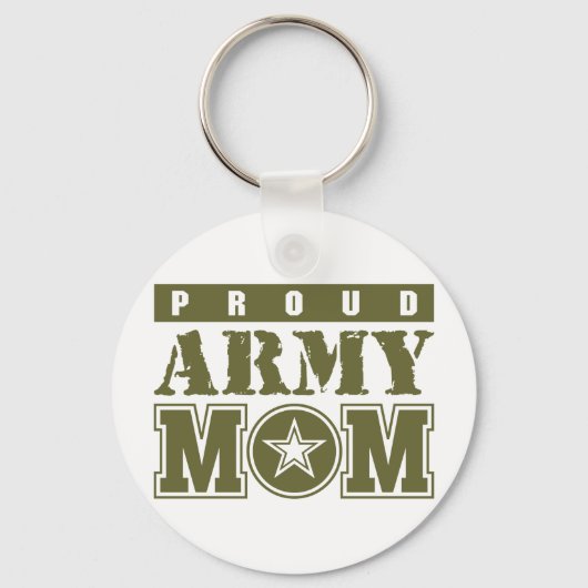 Proud Army Mam Sleutelhanger (Voorkant)