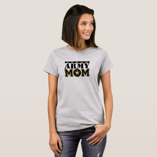 Proud Army Mam T-Shirt (Voorkant volledig)