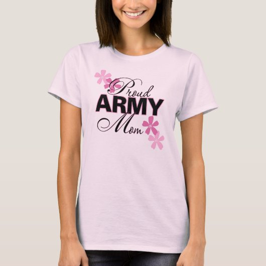 Proud Army Mam T-shirt (Voorkant)