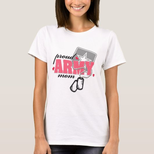 Proud Army Mam T-shirt (Voorkant)