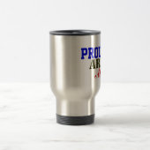 Proud Army Mam Travel Mug-Stainless Steal Reisbeker (Center)