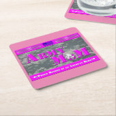 Proud Army Mam van een Soldaat Kartonnen Onderzetters (Schuin)