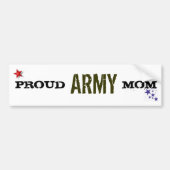 PROUD ARMY MOM BUMPERSTICKER (Voorkant)