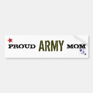 PROUD ARMY MOM BUMPERSTICKER