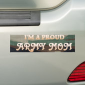 PROUD ARMY MOM BUMPERSTICKER (Op auto)