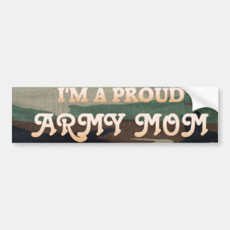 PROUD ARMY MOM BUMPERSTICKER
