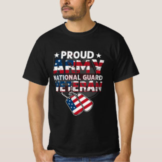PROUD ARMY NATIONAL GUARD VETERAN T-SHIRT
