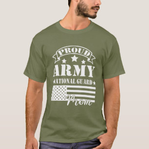 Proud Army Nationale Garde Mam Funny Militaire Mam T-shirt