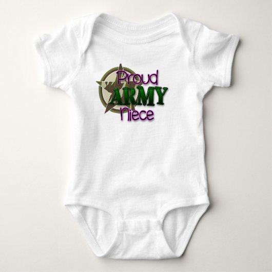 Proud ARMY Niece Romper (Voorkant)