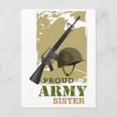 Proud Army Sister Briefkaart (Voorkant)