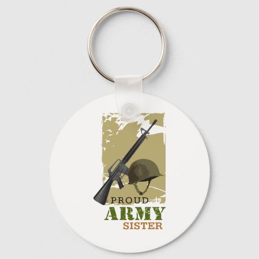Proud Army Sister Sleutelhanger (Voorkant)