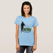 Proud Army Sister T-shirt (Voorkant volledig)