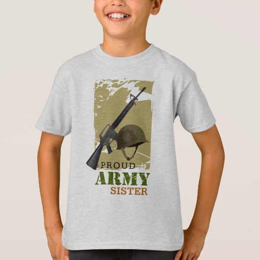Proud Army Sister T-shirt (Voorkant)