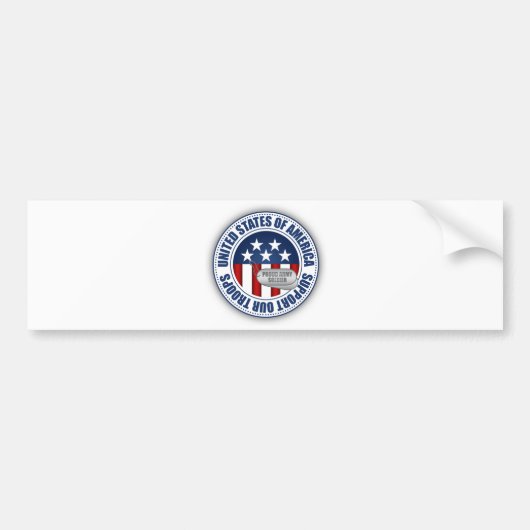 Proud Army Soldier Bumpersticker (Voorkant)