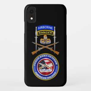Proud Army Veteran Airborne Ranger Infanter Case-Mate iPhone Case
