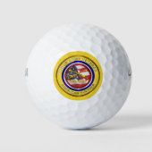 Proud Army Veteran Cavalry Golfballen (Voorkant)