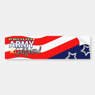 Proud Army Vriendin Bumpersticker