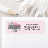 Proud Army Wife Etiket (Insitu)