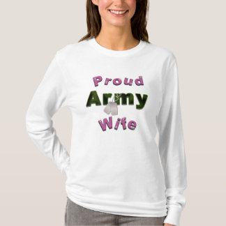 Proud Army Wife Hoodie T-shirt