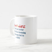 Proud Army Wife Koffiemok (Voorkant links)