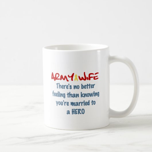 Proud Army Wife Koffiemok (Rechts)