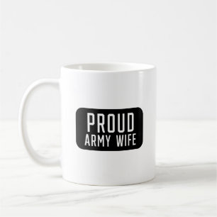 Proud Army Wife Koffiemok