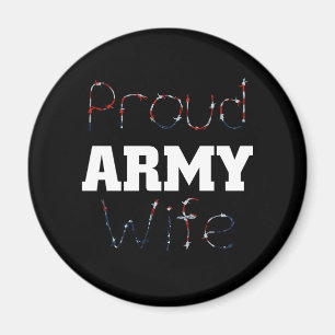 Proud Army Wife Magneet
