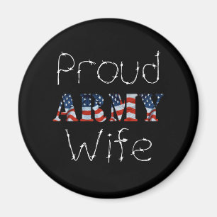 Proud Army Wife Magneet