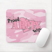 Proud Army Wife Mousepad Muismat (Met muis)