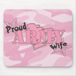 Proud Army Wife Mousepad Muismat