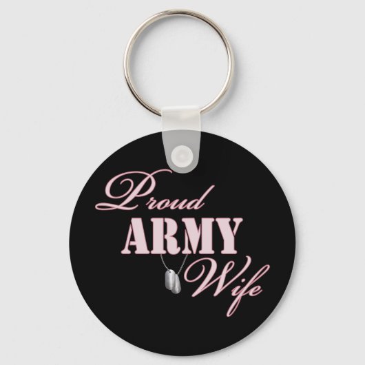 Proud Army Wife Sleutelhanger (Voorkant)