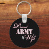 Proud Army Wife Sleutelhanger (Voorkant)