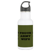 Proud Army Wife Waterfles (Voorkant)