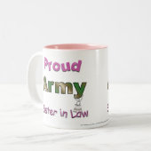 Proud Army Zuster in Law Mok (Voorkant links)