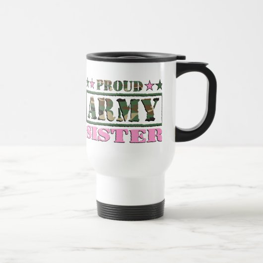 Proud Army Zuster Travel Mug Reisbeker (Rechts)