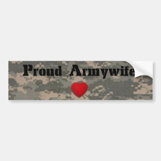 Proud Armyoman Bumpersticker